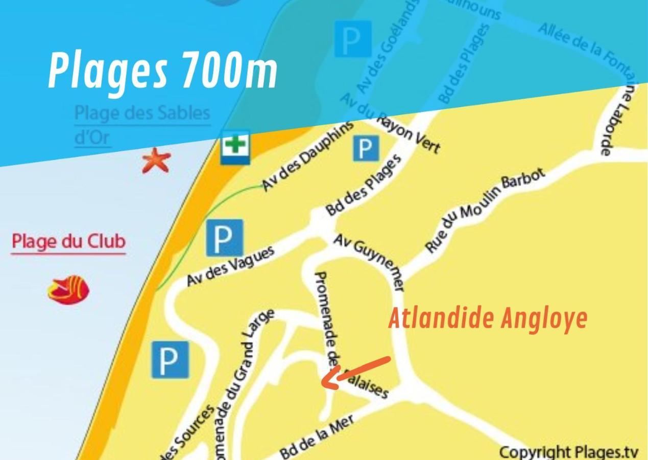 Appartement Atlantide Angloye à Anglet Extérieur photo